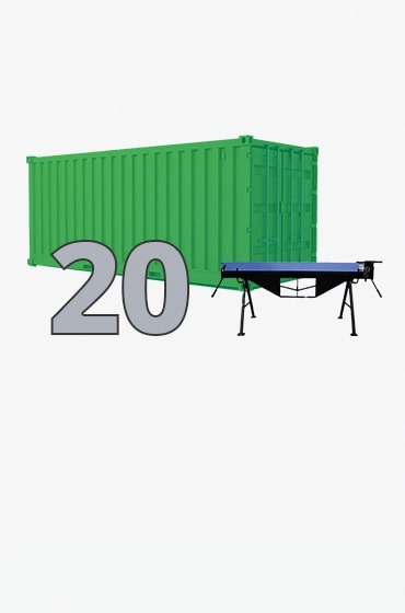 Order a Pack container 20 workshop folding machines 2.15m in Nigeria